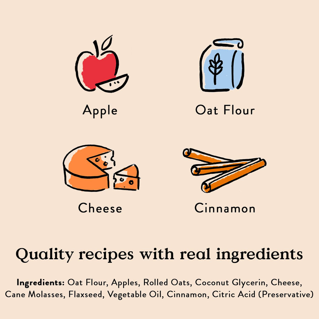 Bocce's Bakery Sweet Flavor Profile Soft & Chewy Cookie Treats for Dogs