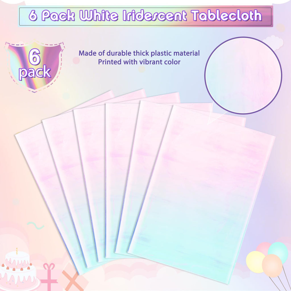Funny Laser Tablecloth - White Iridescent / 6 view 3