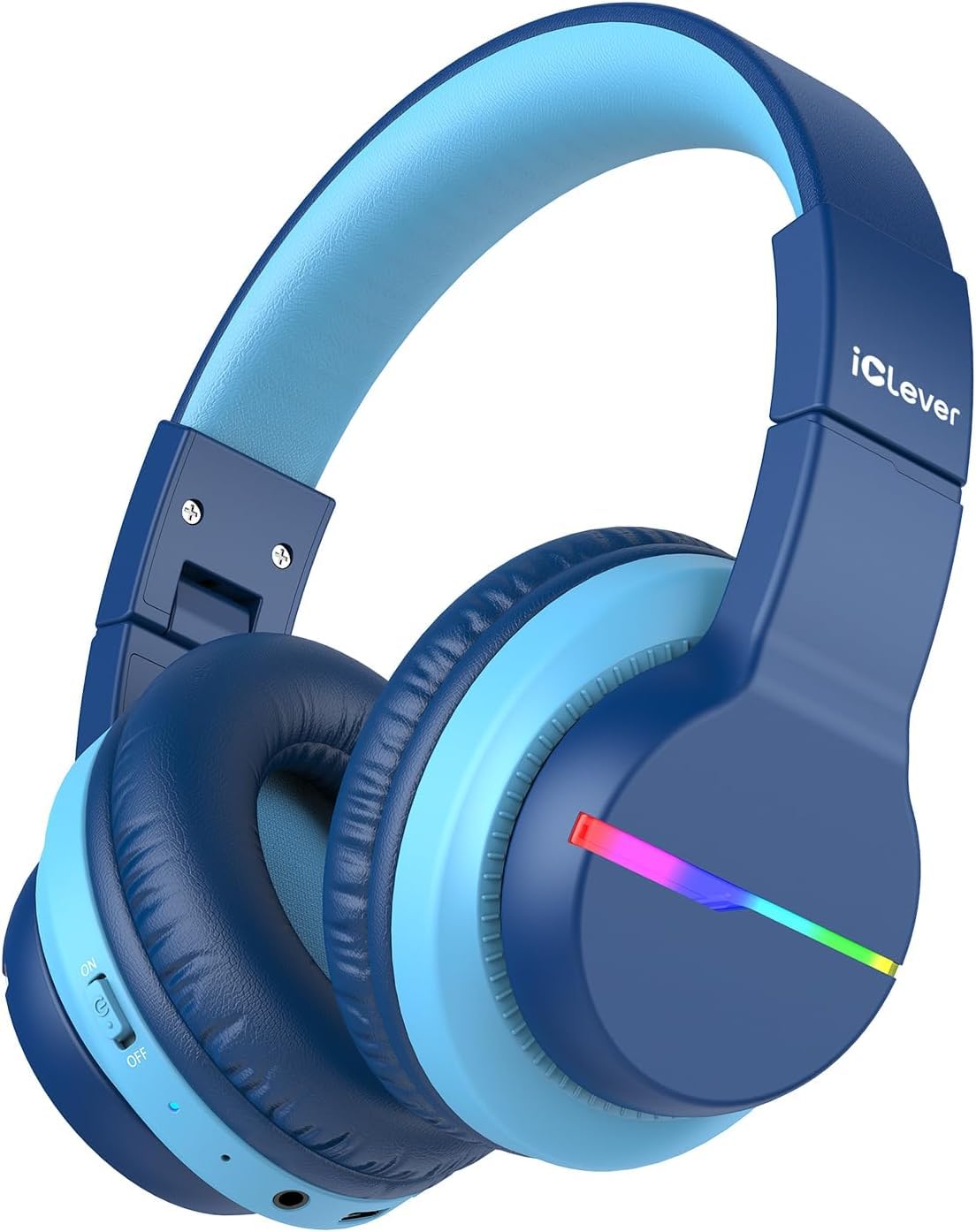 iClever BTH12 Kids Bluetooth Headphones - B-Blue