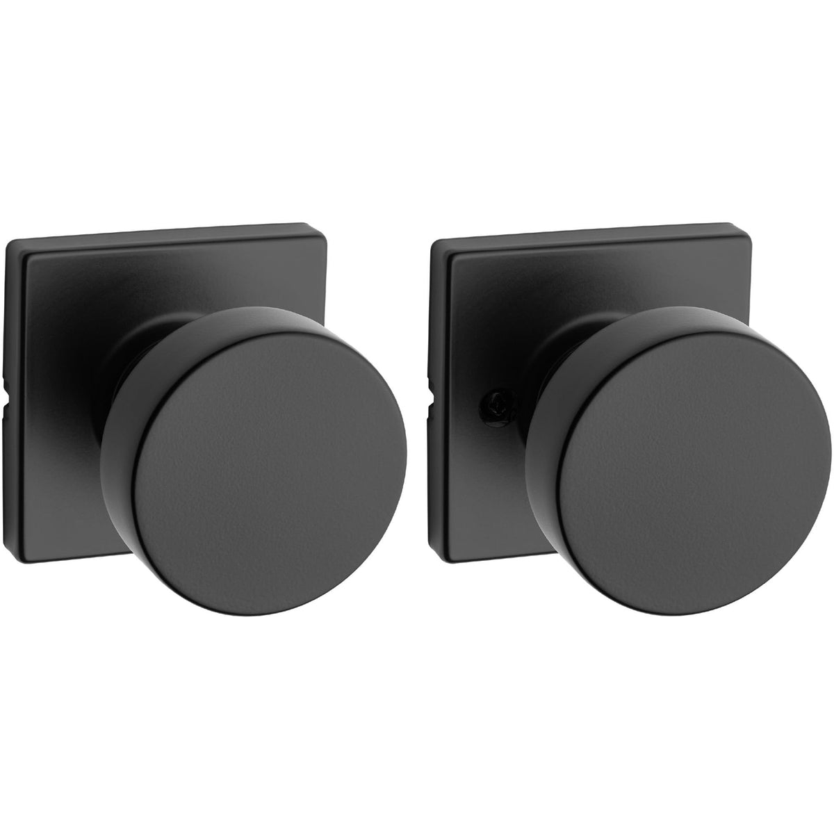 Kwikset Pismo Interior Passage Door Knob, Handle For Closet and Hallway Doors