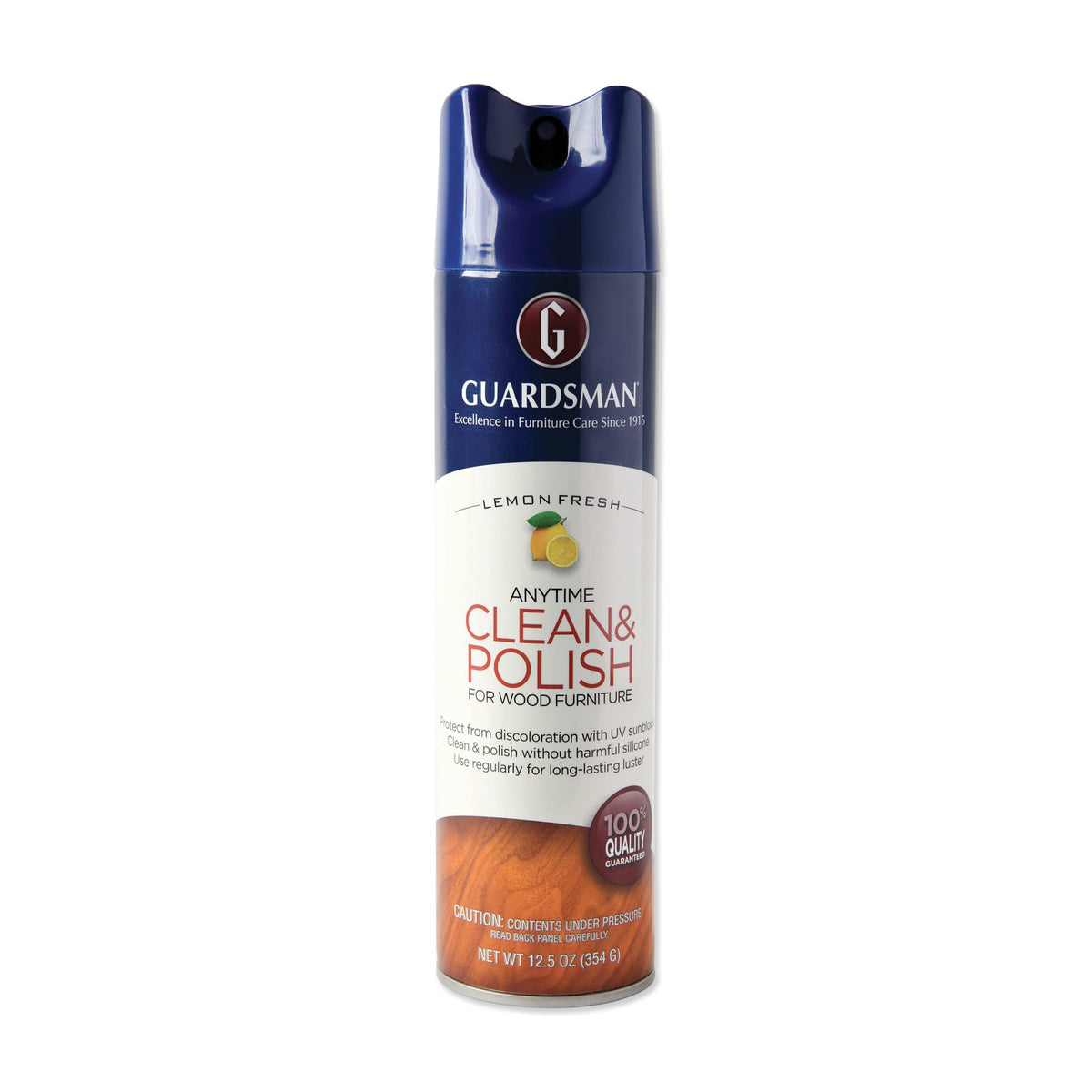 Guardsman Anytime Clean & Polish Wood Cleaner & Furniture Polish for Cabinets, Tables, and Other Wood Surfaces, Aerosol