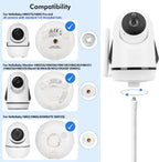 Baby Monitor Mount - Matte White view 1