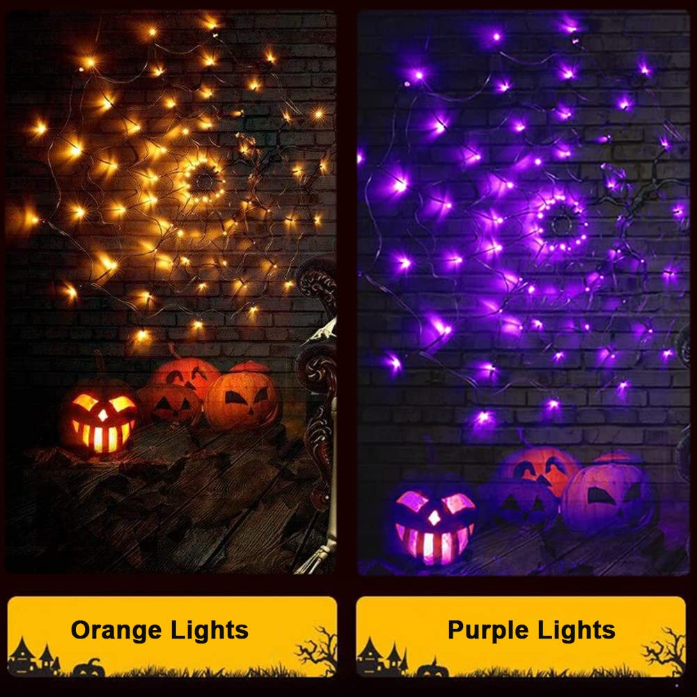 LCHUANG Halloween Spider Web Lights - view 5