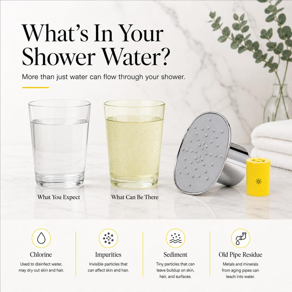 Afina Filtered Shower Head, High Pressure Rainfall