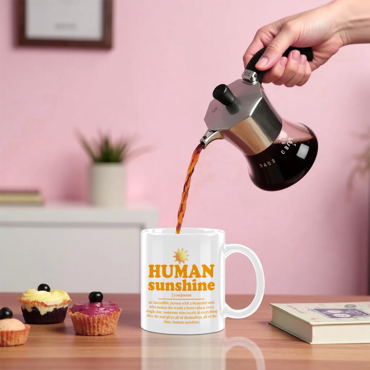 CFGBFDGH Inspirational Coffee Mug - White Sunshine 01 view 3