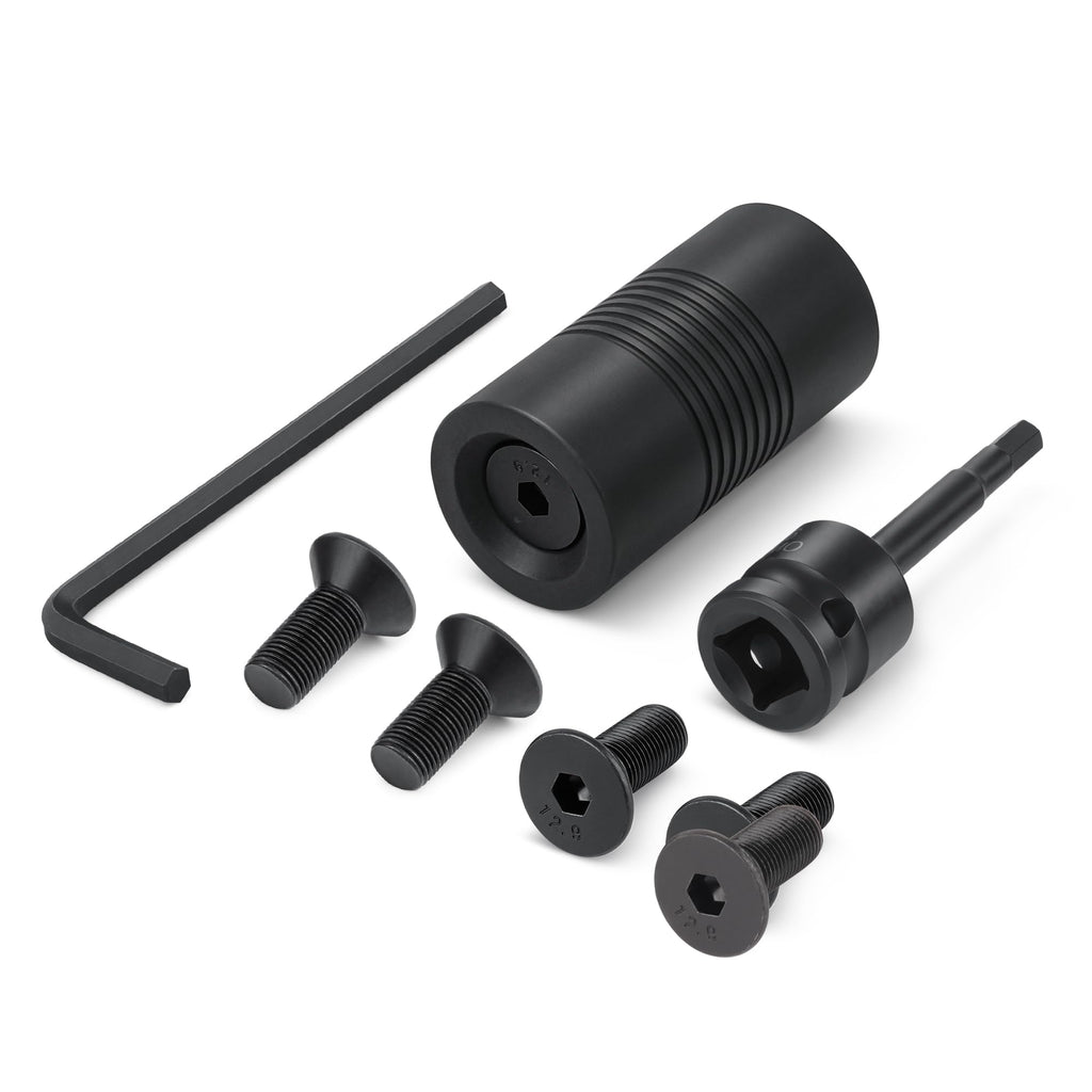 Door Frame Dimpling Tool Kit for Hardened Steel, Double-Sided Design (additional view 2)