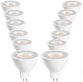 12 Pack MR16 LED Bulb(50W Halogen Equivalent),2700K Warm White 450LM 5W
