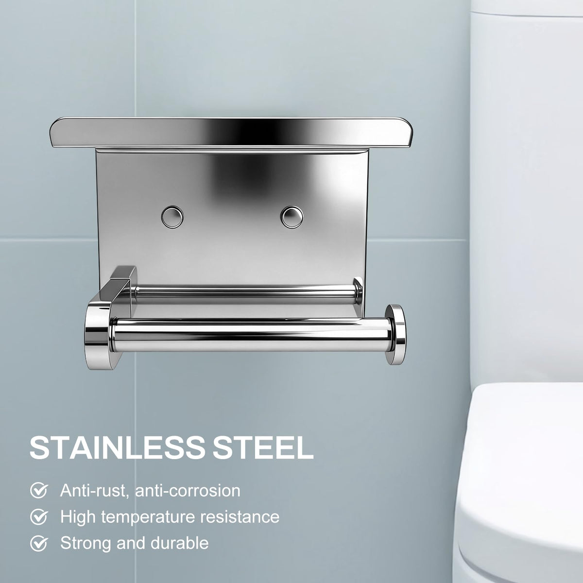 SetSail Toilet Paper Holder with Shelf