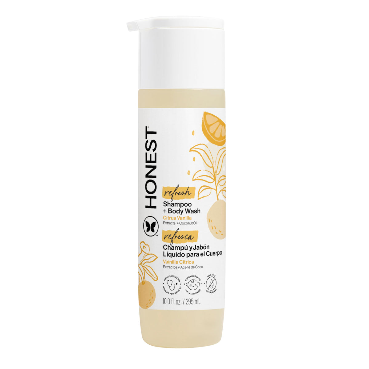 The Honest Company Shampoo & Body Wash - Citrus Vanilla Refresh / 10 Fl Oz (Pack of 1)