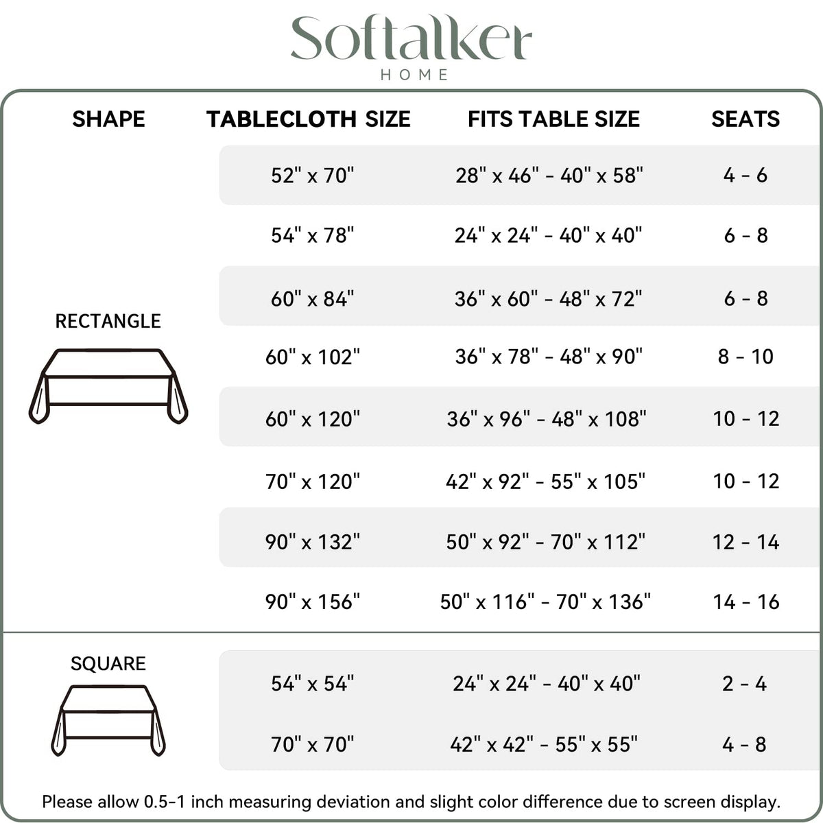 Softalker Rectangle Tablecloth - view 14