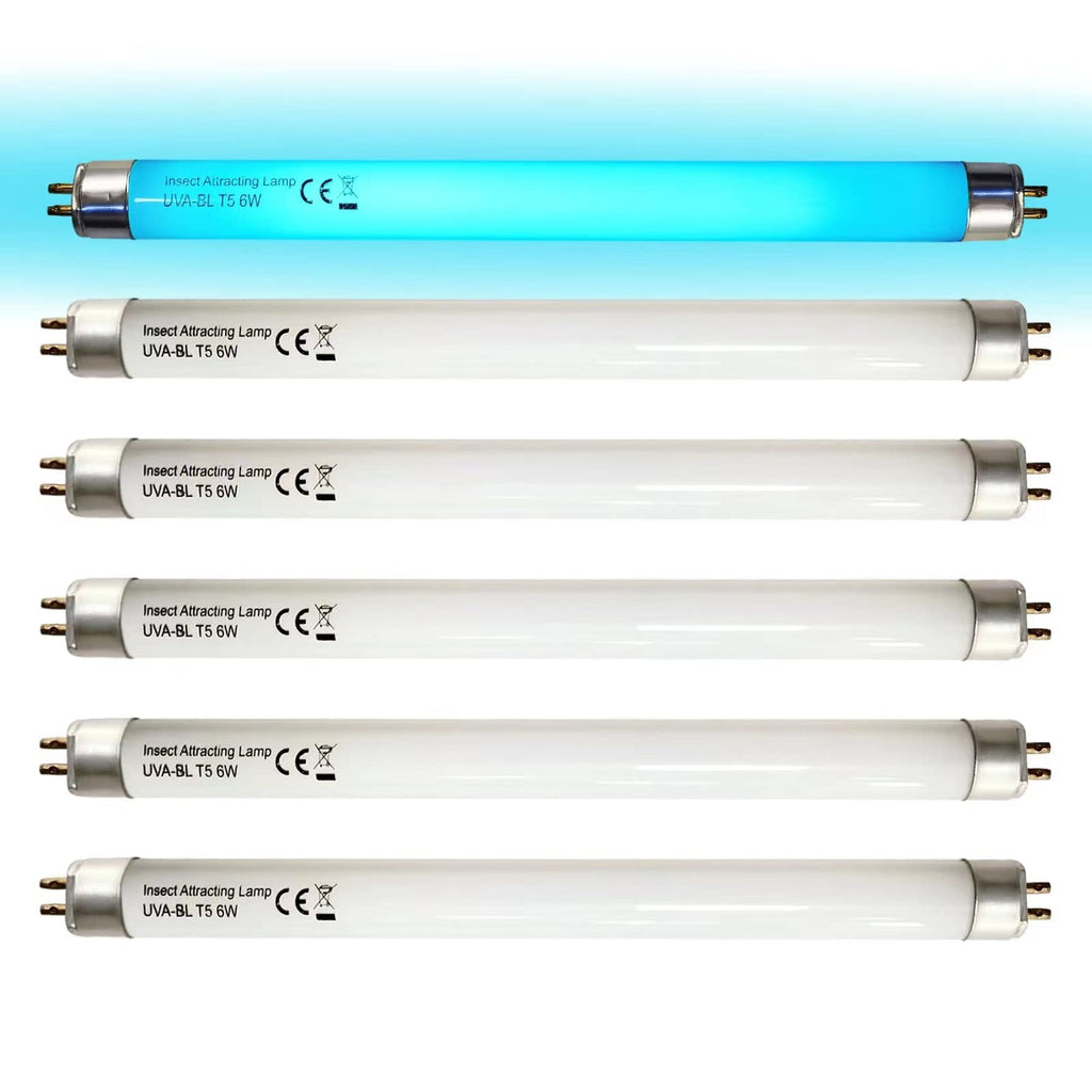 Celiwace 6 Pack UVA-BL T5 6W 32050 F6T5/BL Replacement Bulb Fluorescent Light Tube 6 watt