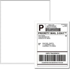 NefLaca 4000 Full Sheets Sticker Paper for Laser & Ink Jet Printers, 8.5" x 11" Full Sheet Address Shipping Label, 4000