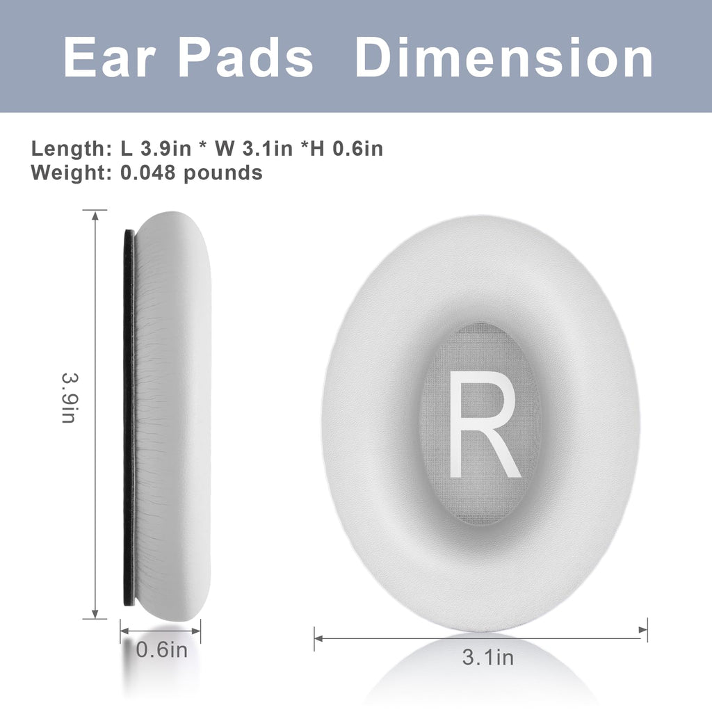 L LTGEM Replacement Ear Pads for Bose QC45 Headphones - view 2