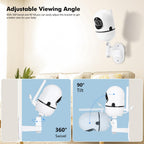 Baby Monitor Mount - Frosted White view 4
