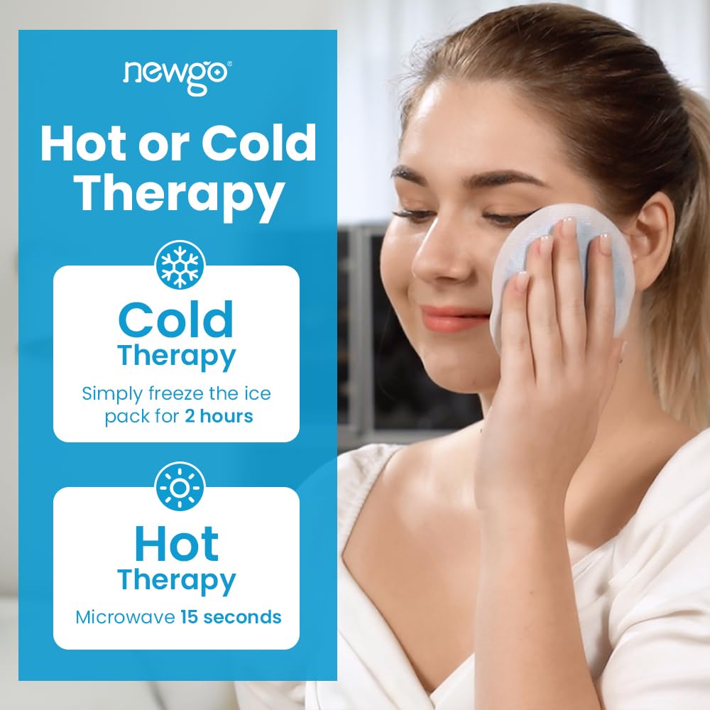 NEWGO Small Ice Packs for Injuries - Blue - 6 Pack view 7