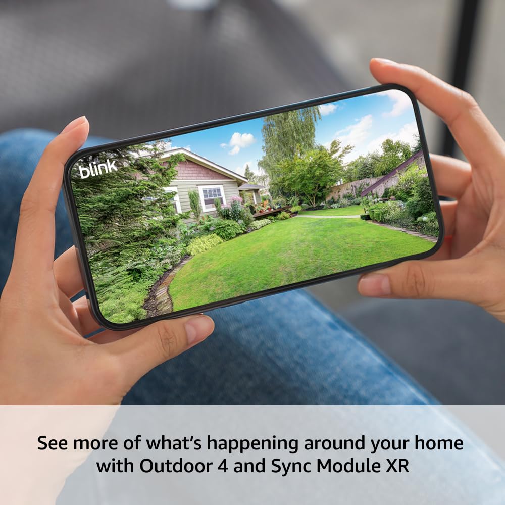 Blink Outdoor 4 XR + 1-Year Plus plan - Wireless smart security camera, two-year battery (additional view 2)