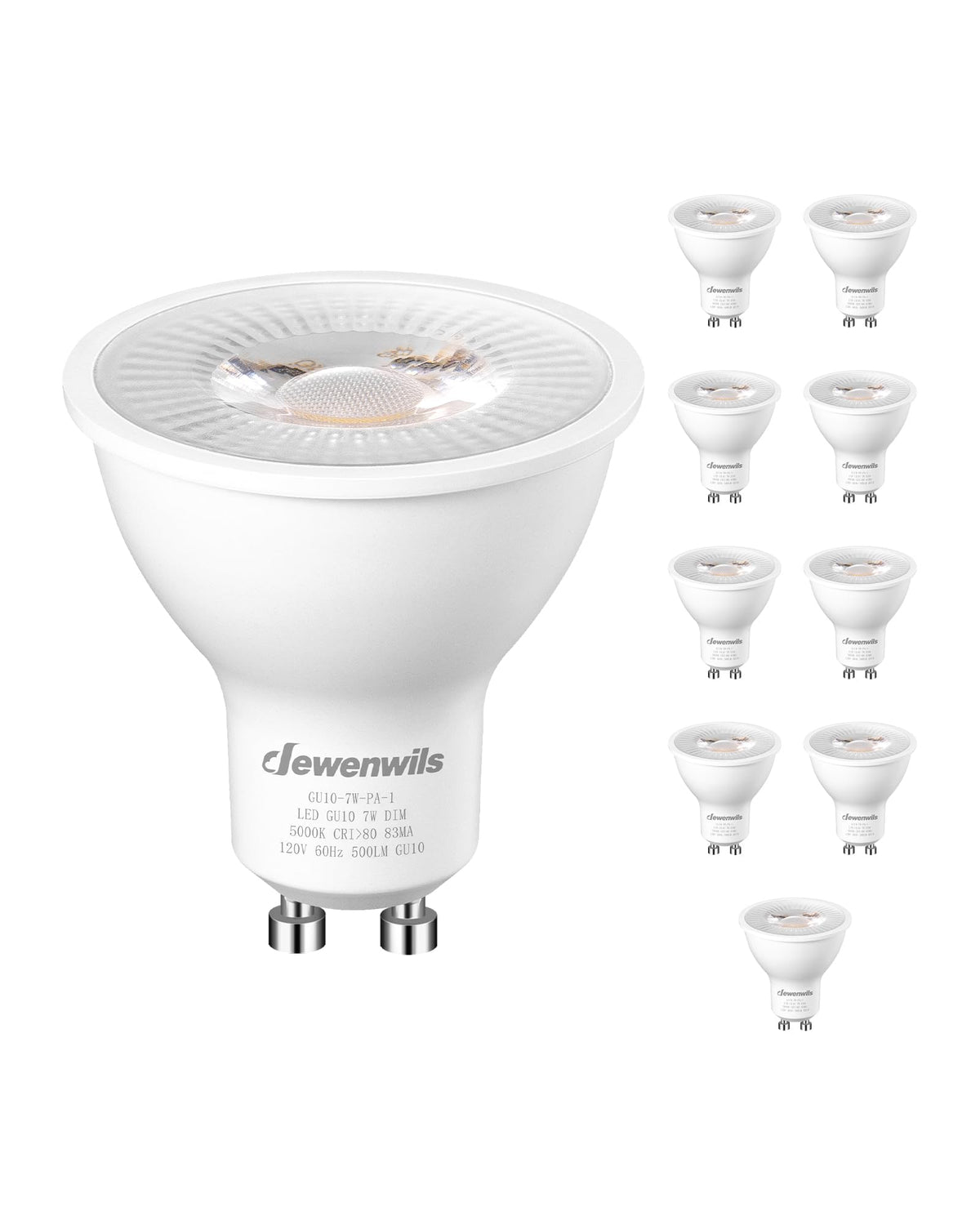 DEWENWILS GU10 LED Bulb Dimmable - 5000k Daylight White