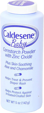 Caldesene Baby Cornstarch Powder With Zinc Oxide 5 oz (Pack of 2) (additional view 1)