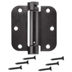 Amazon Basics Self-Closing Door Hinge, 3.5 Inch x 3.5 Inch