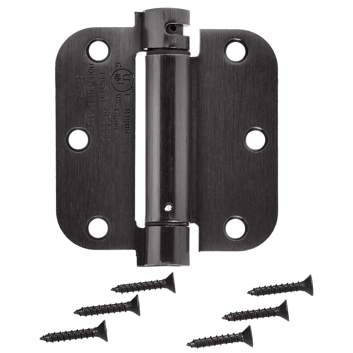 Amazon Basics Self-Closing Door Hinge, 3.5 Inch x 3.5 Inch
