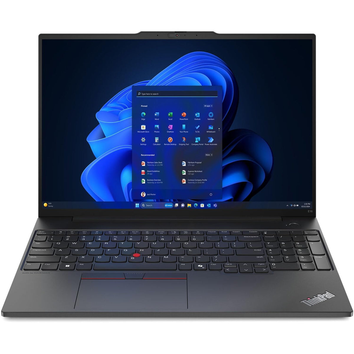 Lenovo 2025 ThinkPad E16 Gen 2 16” WUXGA IPS Laptop 8-Core AMD Ryzen 7 7735H AMD Radeon 680M Graphics 8GB DDR5 512GB