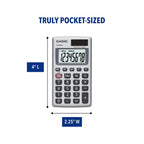 Casio HS-8VA Mini 6-Function Calculator