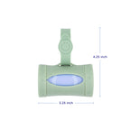 Ubbi Retractable Bag Dispenser for Diaper Bag - Sage Bag Dispenser view 1