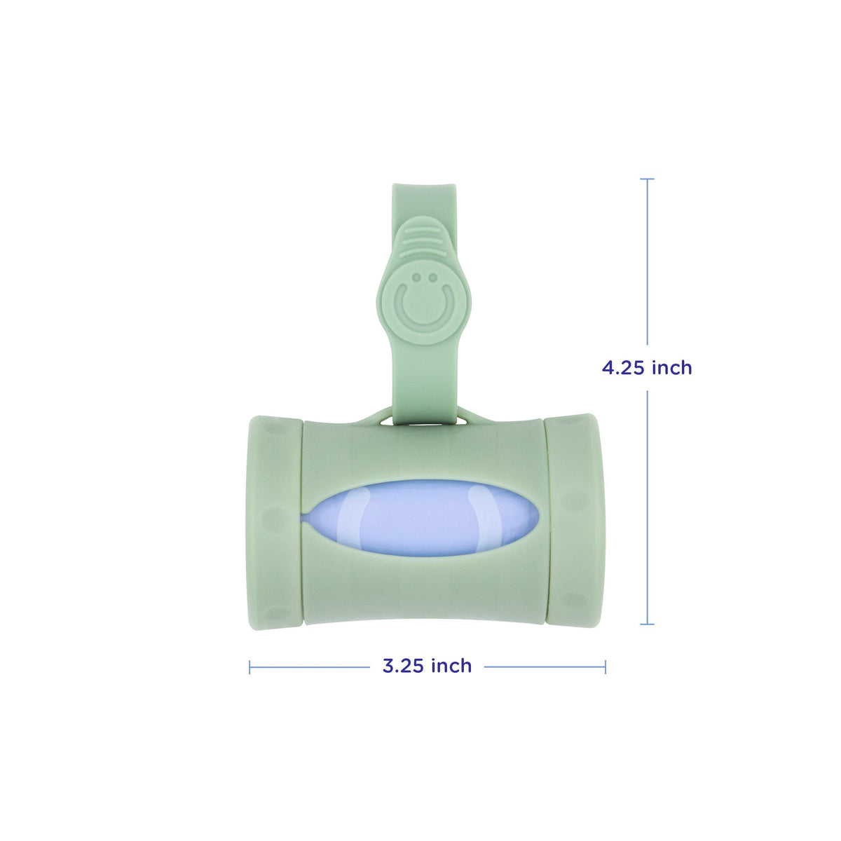 Ubbi Retractable Bag Dispenser for Diaper Bag - Sage Bag Dispenser view 1