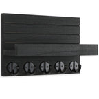 Lwenki Key Holder for Wall, Decorative Key and Mail Holder with Shelf Has Large