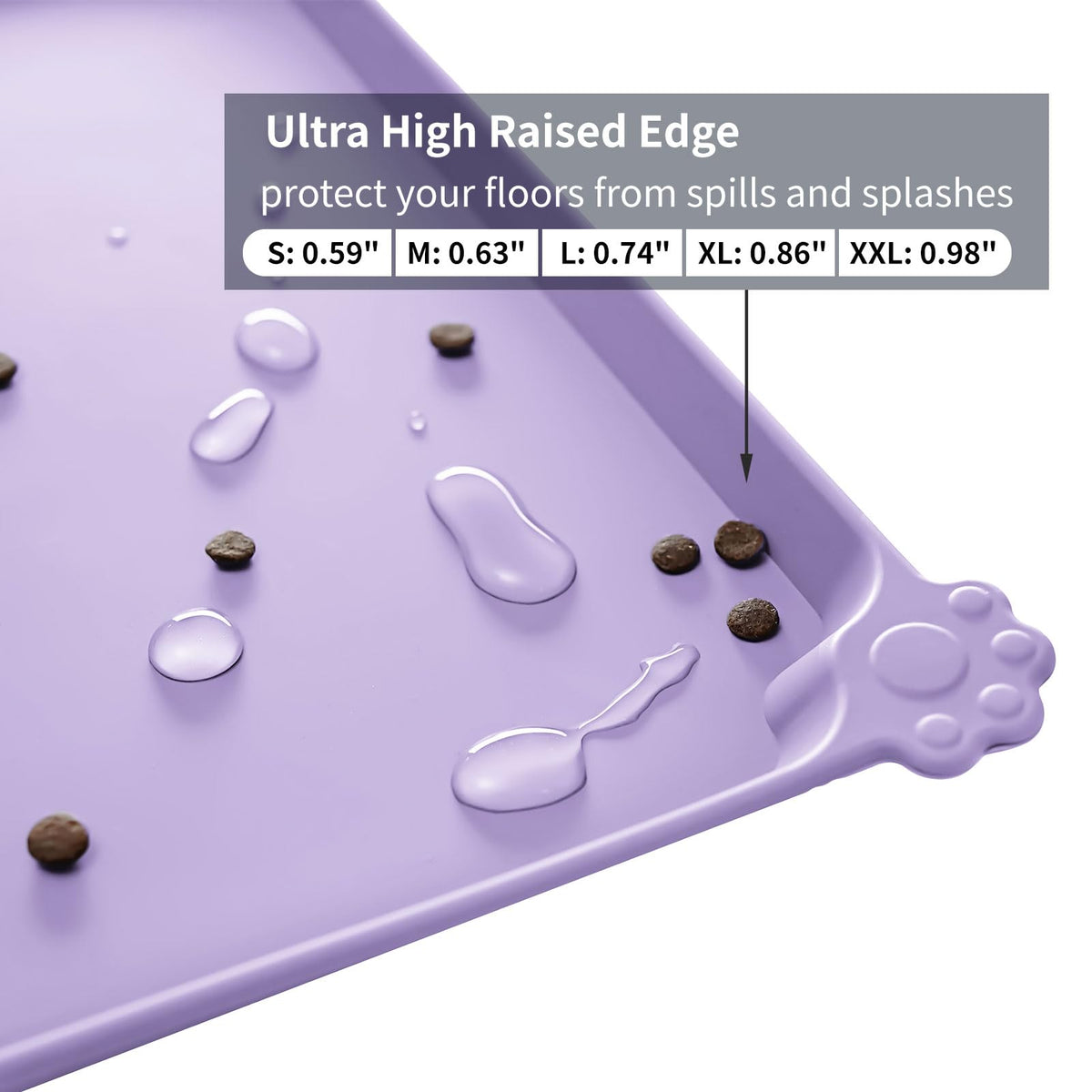 Reopet Silicone Pet Feeding Mat - Waterproof & Non-Slip Dog Cat Placemat
