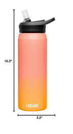 CamelBak Eddy+ Insulated Stainless Steel Water Bottle with Bite Valve Straw - Melon Fade / 25 Ounces view 5
