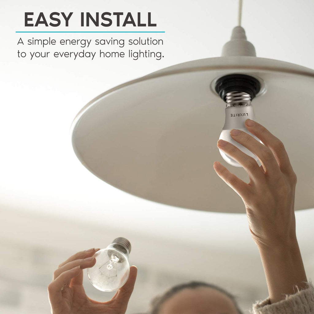 LUXRITE A15 LED Bulb 40W Equivalent, 600LM, 7W, 2700K Warm White