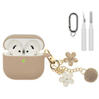 Compatible with AirPods 4 Case 2024, Premium Soft Silicone Protective Case Cover for