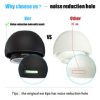 3 Pairs Replacement Ear Tips for AirPods Pro 2nd & 1st(S/M/L, Black) (additional view 2)