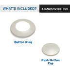 InSinkErator Air Switch SinkTop Decorative Button - Biscuit view 1