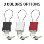 Kabinge Adjustable Cable Padlock with 3 Keys - view 8