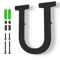 Ya_chtttwo 2" Stainless Steel Floating House letters, Metal Letters, House Address Letter for Outside, Modern Black