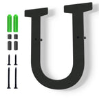 Ya_chtttwo 2" Stainless Steel Floating House letters, Metal Letters, House Address Letter for Outside, Modern Black