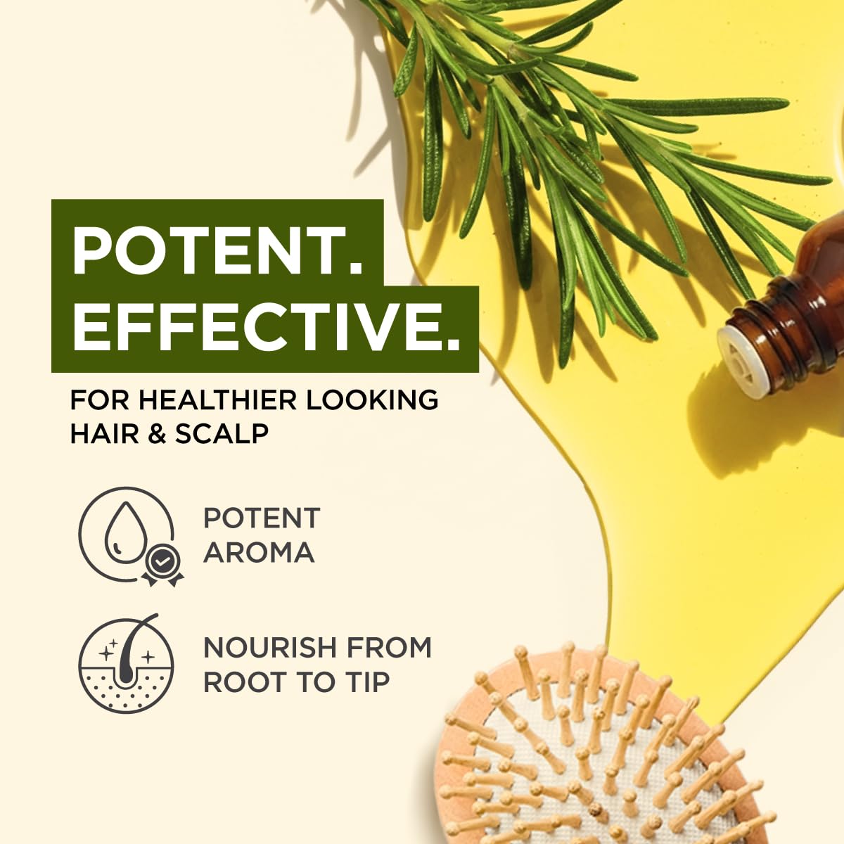 Gya Labs Rosemary Essential Oil for Skin, Hair & Diffuser - 0.34 Fl Oz (EOS-RMA-010M)