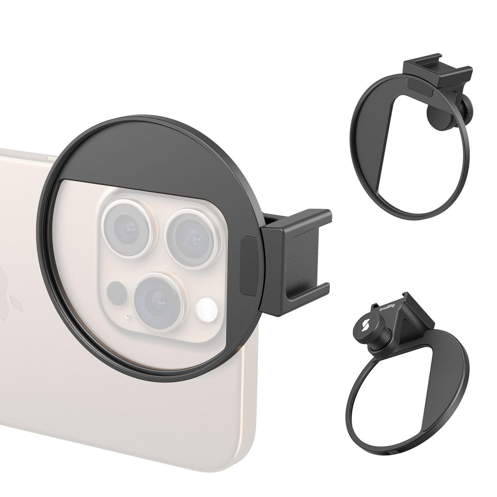 SmallRig Universal 67mm Threaded Filter Adapter for Phone Photography, Compatible with