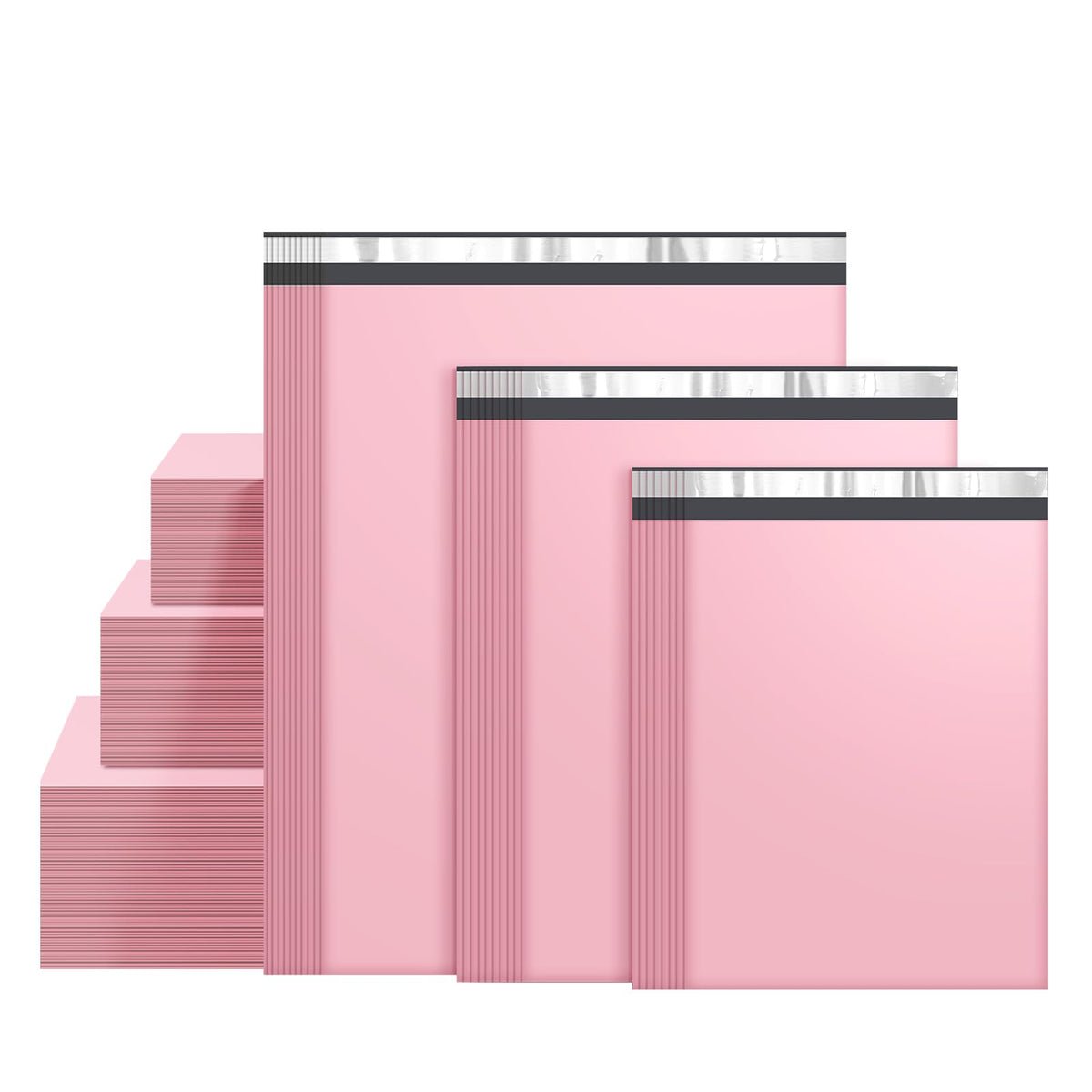 Famagic Poly Mailers Variety Pack - Pink / 10x13" & 12x15.5" & 14.5x19"
