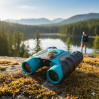 Barska 10x25 Waterproof Compact Binoculars - Blue view 1