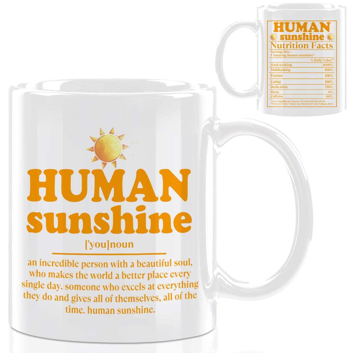 CFGBFDGH Inspirational Coffee Mug - White Sunshine 01