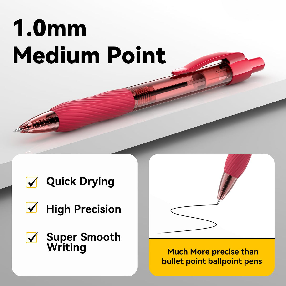 InkSlick Bulk Pens - Red view 1