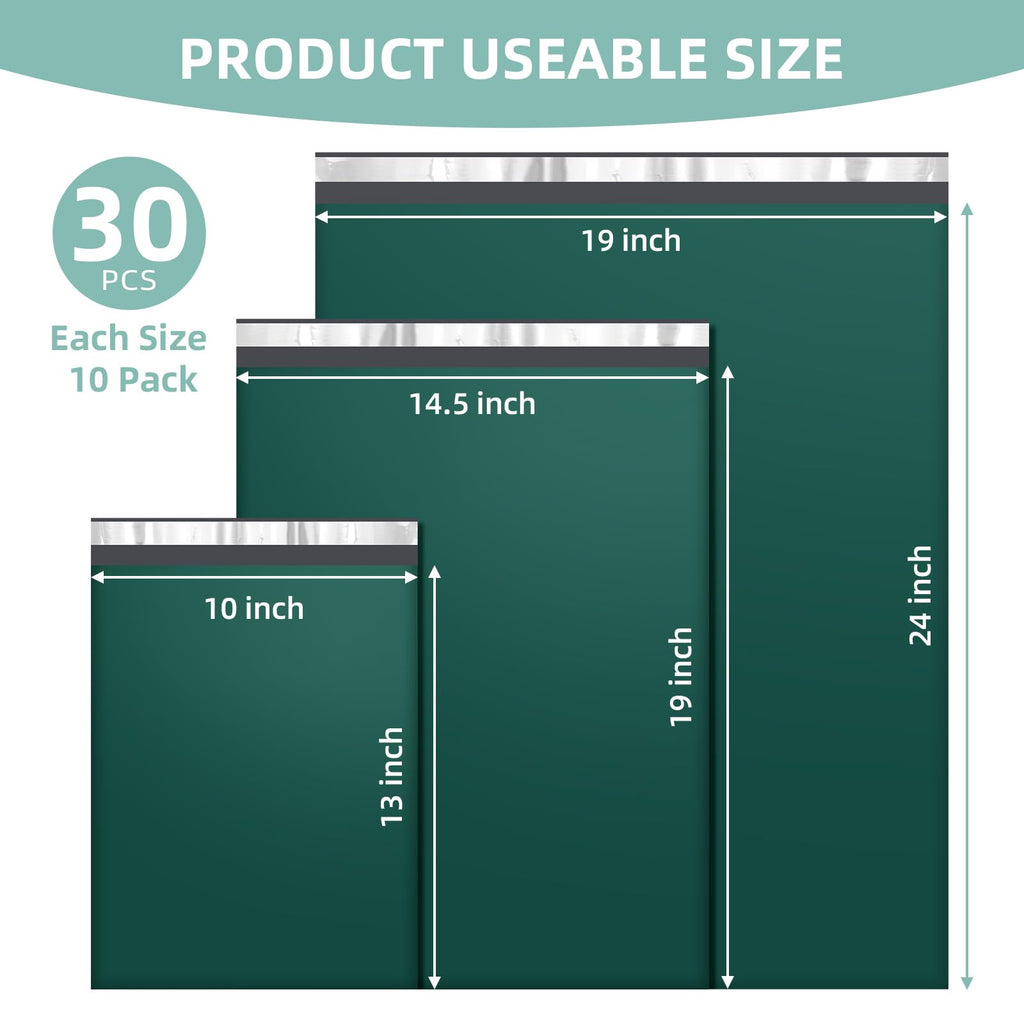 Famagic Poly Mailers Variety Pack - Ultramarine / 10x13" & 14.5x19" & 19x24" view 1