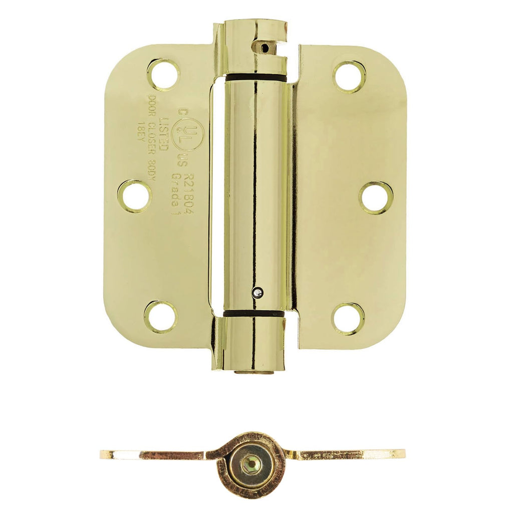 Amazon Basics Self-Closing Door Hinge, 3.5 Inch x 3.5 Inch