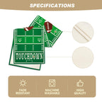 Artoid Mode Touch Down American Football Court Table Runner, Rugby Boy Fall Birthday Party Kitchen Dining Table