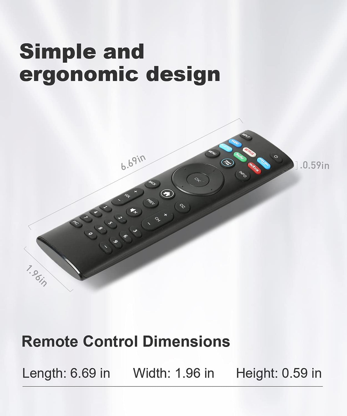 vtinvan for Vizio smart tv Remote Replacement,Compatible with vizio Smart TV