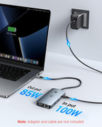 LIONWEI USB C Hub Docking Station Laptop - 9-in-1 (4 Monitor) view 4