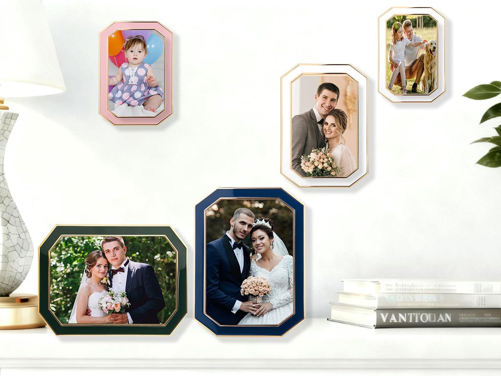 YiPinYin Enamel Picture Frames - White / 4x6Inch 2PK view 7